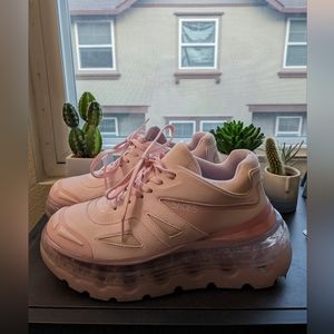 Pink Platform Sneakers